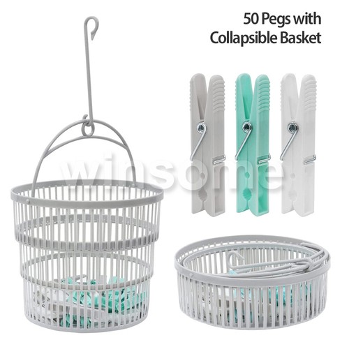 Collapsible peg baskets - peg, with