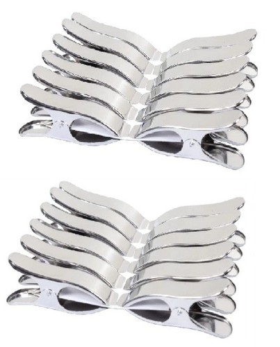Stainless steel clothes pegs - clothes,