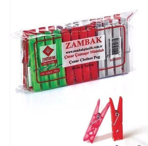 Washing line pegs - 24,
