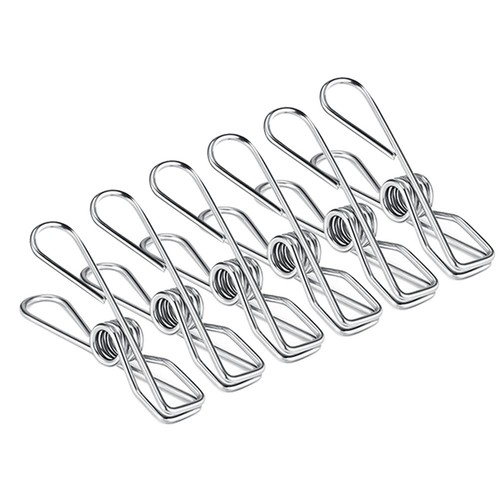 Stainless steel clothes - stainless, pegs