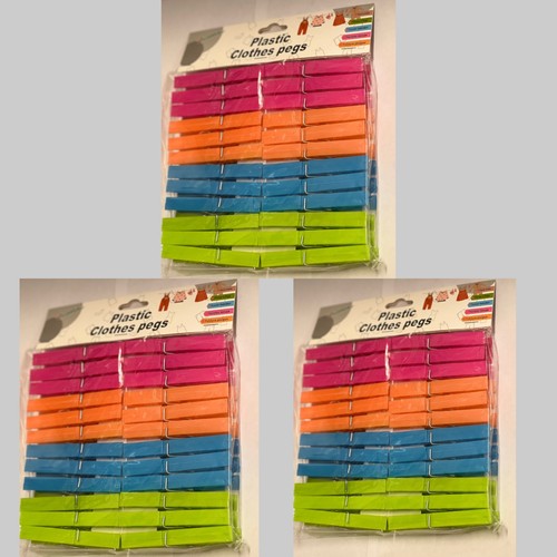 Plastic clothes pegs strong - plastic,