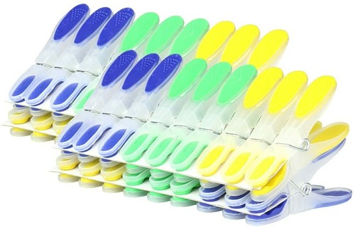 Strong plastic clothes - plastic, pegs