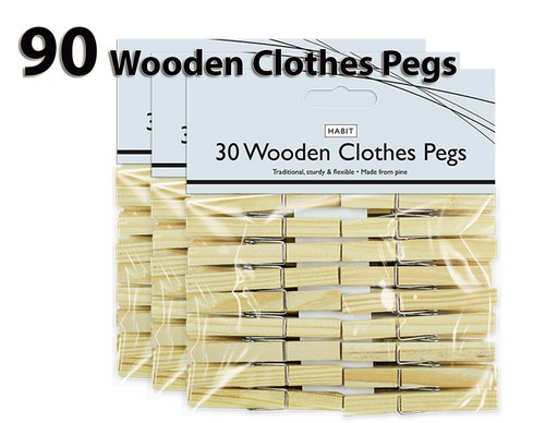 Solid wooden clothes - 90,