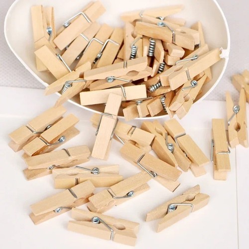 Wooden clothes pegs clips - clothes,