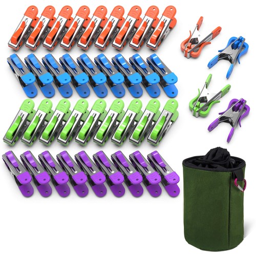 40pcs clothes pegs and bag - 40pcs, for