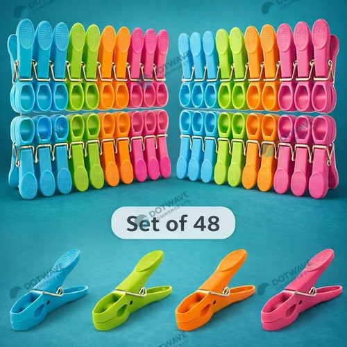 Clothes pegs line - 48,