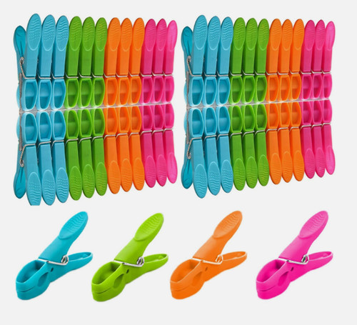 Clothes pegs line - 48, washing